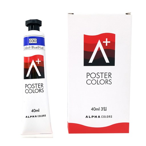 알파색채 A+ 포스터물감 030 CobaltBlue Hue