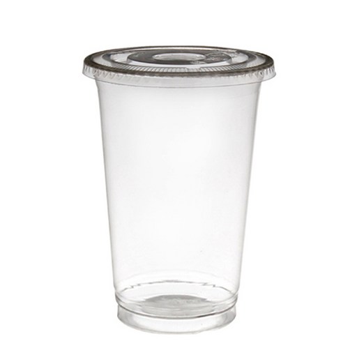PET 아이스컵 평뚜껑 세트 580ml