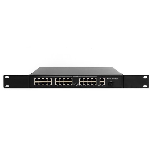 넥스트유 100Mbps SOHO타입 24포트 300W POE스위치허브