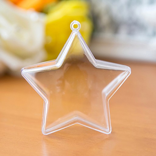 플라스틱 아크릴구 투명공 10.3 x 4.7 cm 4p