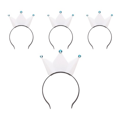 파티해 LED 점등 왕관 머리띠