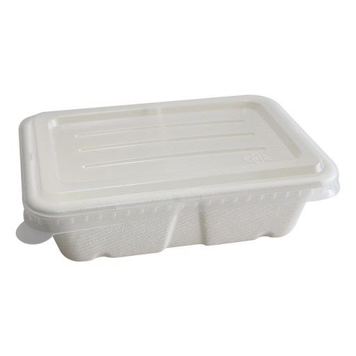 new 펄프 도시락 750ml + PP뚜껑