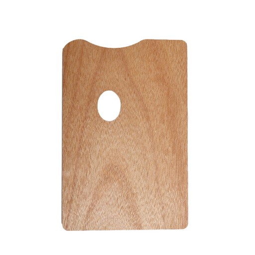 마이데일리 원목 미술 물감 팔레트 월넛 사각형 20 x 30 cm