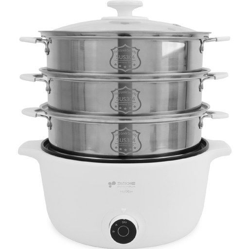 키친아트 허브 3단 멀티쿠커 전기찜기