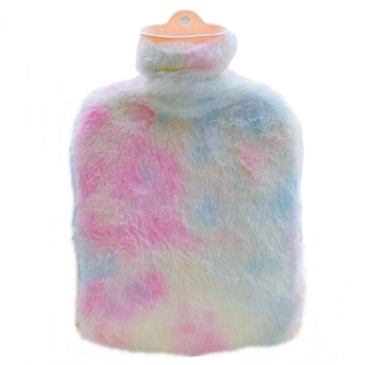 생활애찬 기모 보온 물주머니 찜질 핫팩 핑크블루 2000ml