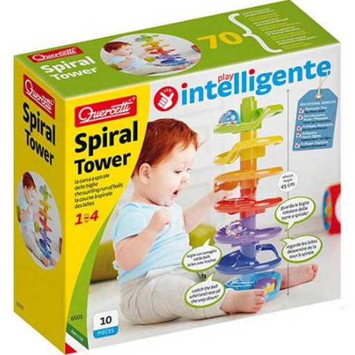 코체티 유아용 스파이럴 타워 블록 10p 6501