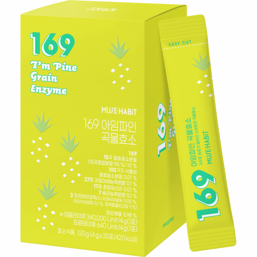 인테이크 뮤즈해빗 169 아임파인 곡물효소 파인애플맛 30p