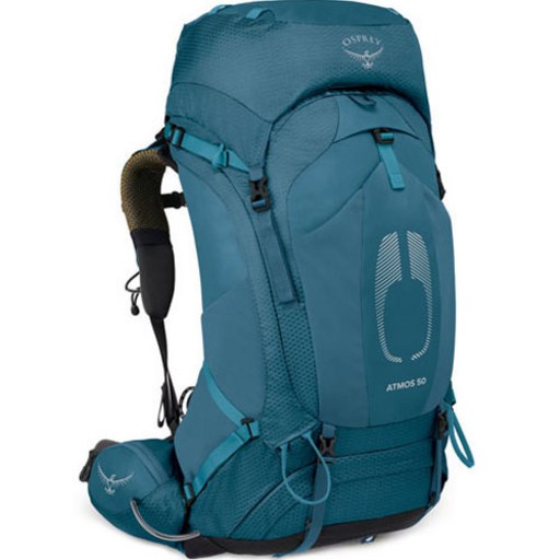 오스프리 ATMOS AG 50 등산배낭 53L 방수커버 포함
