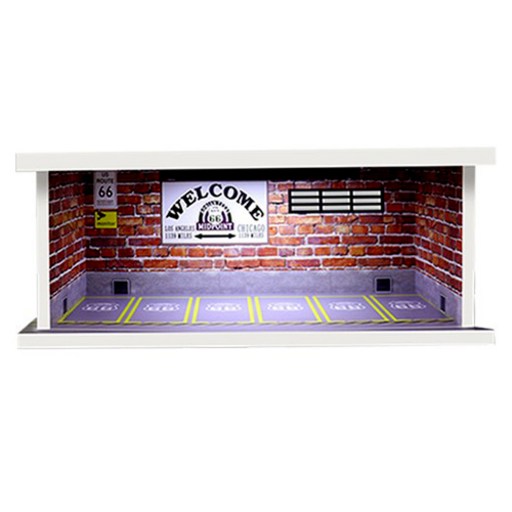 레프리카 1:64 미니카 주차장 DIY ROUTE666 아크릴케이스 MXT114608