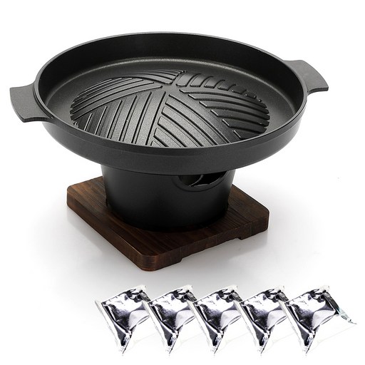 뉴비아 미니화로 싱글 17cm NEWVIA-MB1000 + 에탄올고체연료 30g x 5p 세트