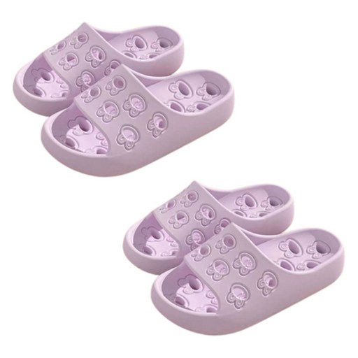 여성용 블럭마트 개구리 물빠짐 욕실화