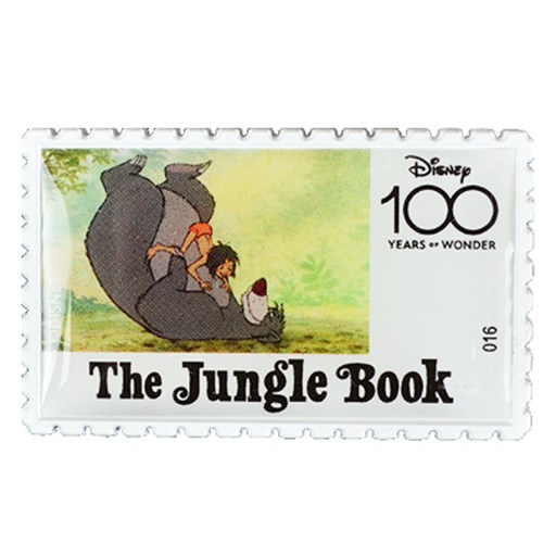 디즈니 100주년 우표 뱃지 The Jungle Book 2