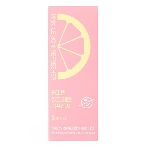 커피빈 핑크 레몬 리프레셔 차 12.8g