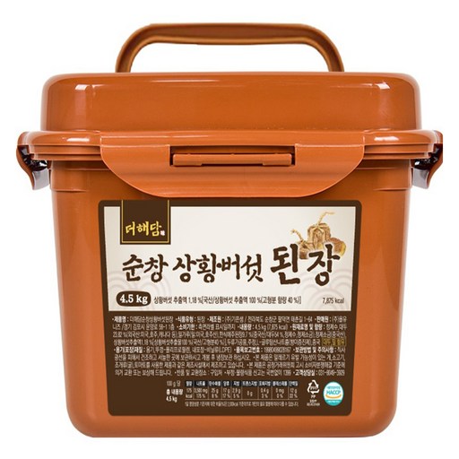 더해담 순창 상황버섯 된장 대용량