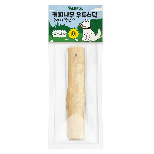페티풀 커피나무 우드스틱 강아지 장난감 M