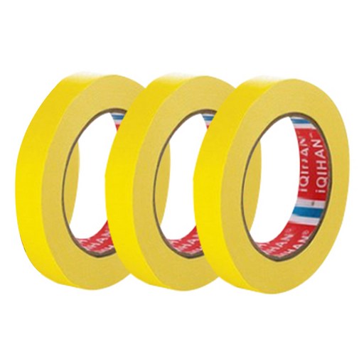 iQIHAN 칼라 마스킹 종이테이프 15mm x 15m