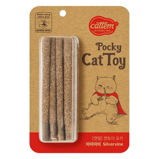 캣템 고양이 포키 장난감 0.5 x 13 cm 8p