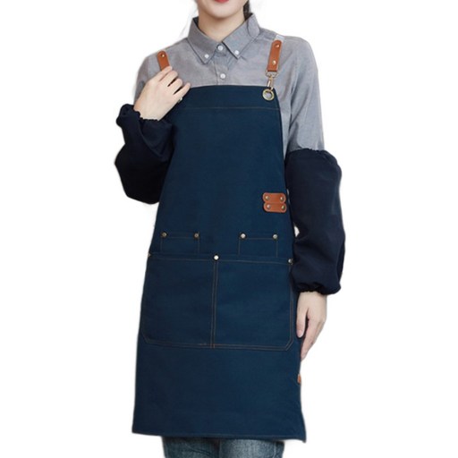 다퍼남 방수 캔버스 바리스타 앞치마