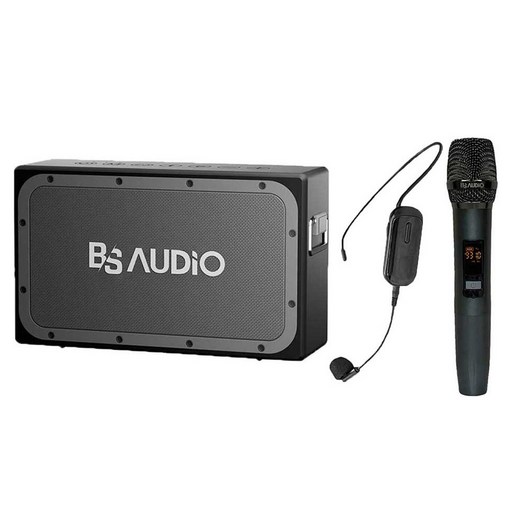배성오디오 ISB LADY 휴대용 블루투스 스피커 + 무선마이크 핸드 + 헤드셋 세트 BS-4331
