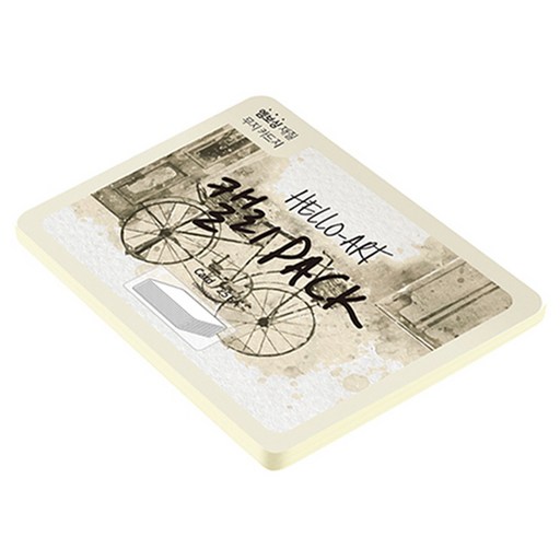 종이문화 헬로우 아트 캘리팩 두꺼운 엠보카드 200g 51 네츄럴