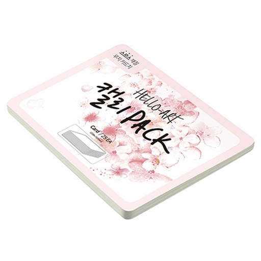 종이문화 헬로우 아트 캘리팩 두꺼운 스므스 카드 200g 31 그레이