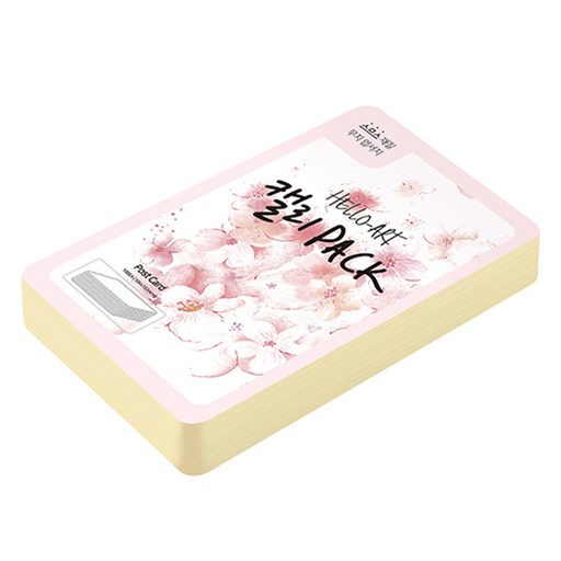 종이문화 헬로우아트캘리팩 두꺼운 스므스 엽서 200g 02 아이보리