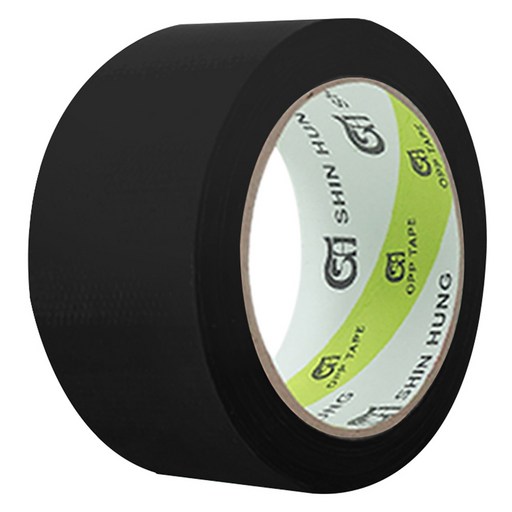 신흥테이프 면테이프 검정 48mm x 15m