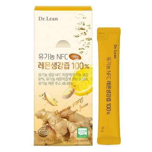 닥터린 유기농 NFC 레몬생강즙 100%