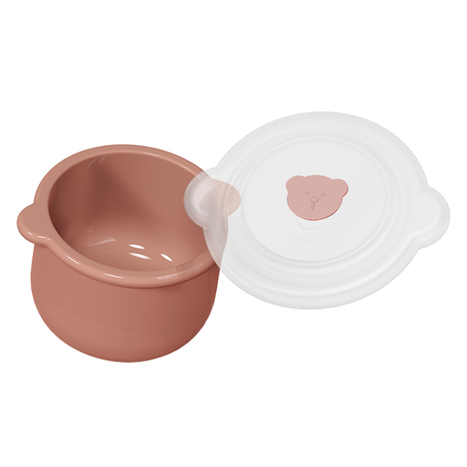 폴레드 아동용 키친 도자기 유식 용기 찜기 + 뚜껑 세트 250ml