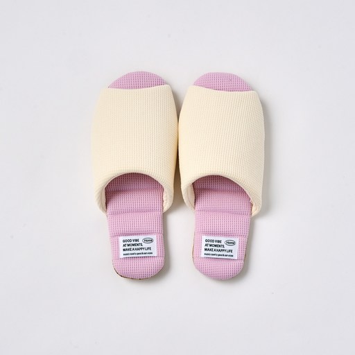 모던하우스 빨아쓰는 와플 컬러블록 슬리퍼