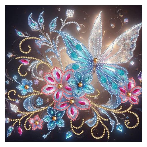 쿠미핸즈 트윙클 보석 십자수 30 x 30 cm