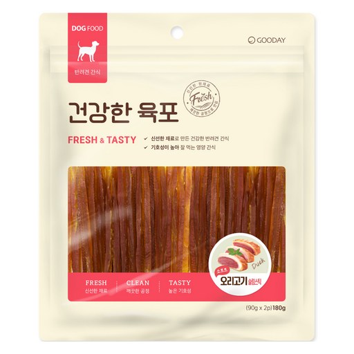 굿데이 강아지 소프트 슬림스틱 건강한 육포