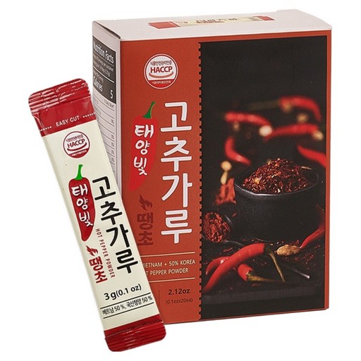 태양빛 땡초고춧가루 스틱 20p