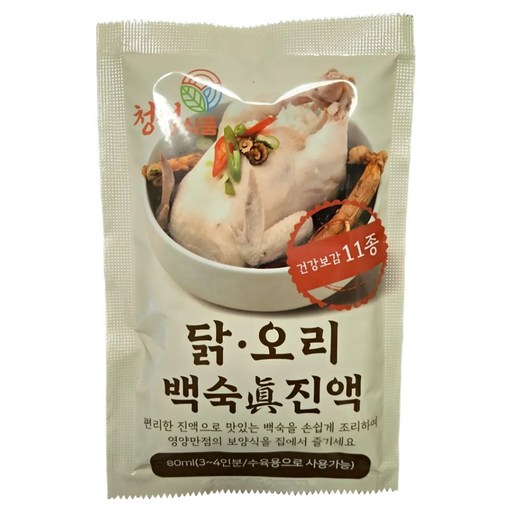 비니플랑센 진하게 담은 닭오리백숙진액