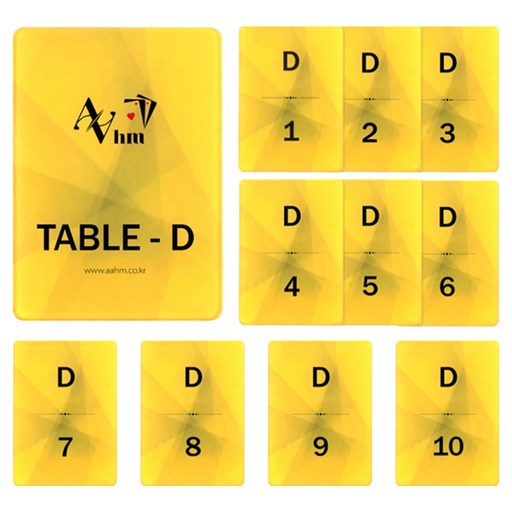 AAHM 세로형 싯카드