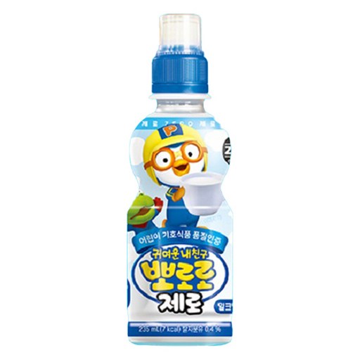 팔도 뽀로로 제로 밀크맛