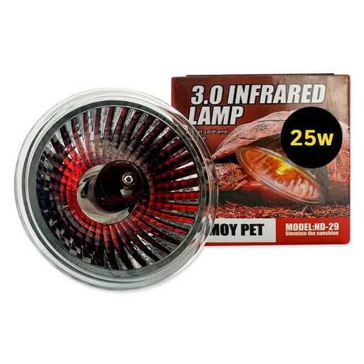 노모이펫 파충류 적외선 할로겐 히팅램프 3.0 25W ND-29