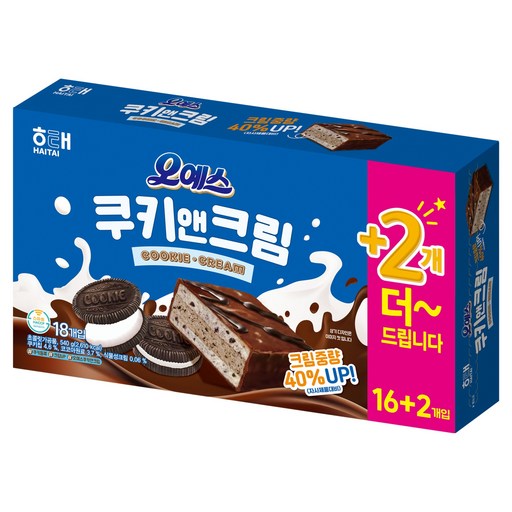해태제과 오예스 쿠키앤크림