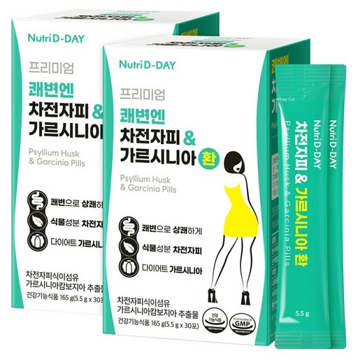 뉴트리디데이 프리미엄 쾌변엔 차전자피 가르시니아 환 30p