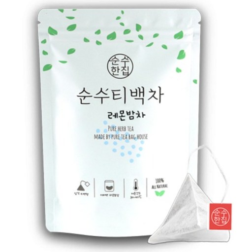 순수한집 레몬밤차 티백