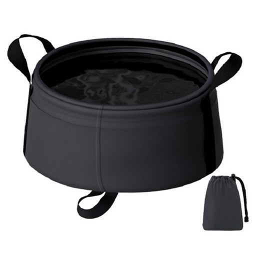 캠핑 아웃도어 접이식 물동 대야 8.5L 케이스 포함