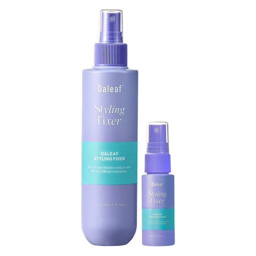 달리프 글램 볼륨 스타일링 헤어 픽서 200ml + 휴대용 미니 헤어 픽서 30ml 세트