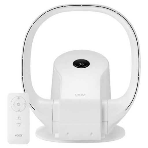 보아르 엘레어 BLDC 날개없는 저소음 무풍 선풍기 VSFN-001WH, 화이트