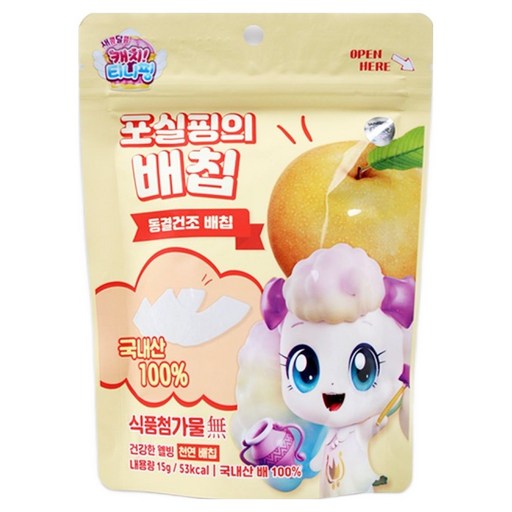 캐치티니핑 유아용 동결건조 포실핑의 배칩