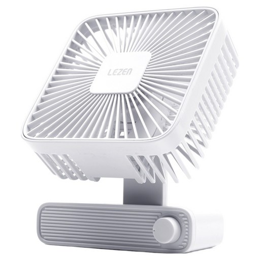 르젠 BLDC 모터 탁상용 무선 선풍기, LZMF-SM2000-P, 화이트