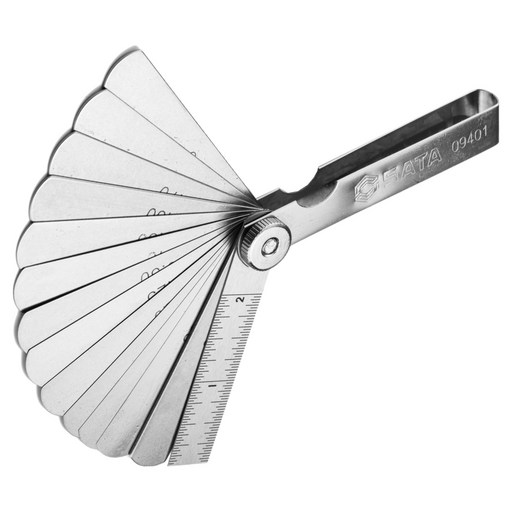 사타 SATA 휠러 게이지 0.05~1mm 14p 세트 09401