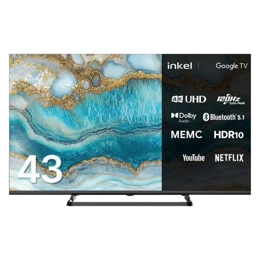 인켈 4K UHD 구글5.0 DLG 120Hz 스마트TV