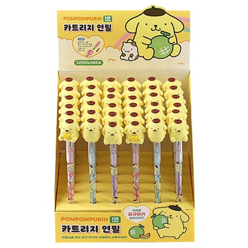 산리오캐릭터즈 피규어 카트리지 연필 HB
