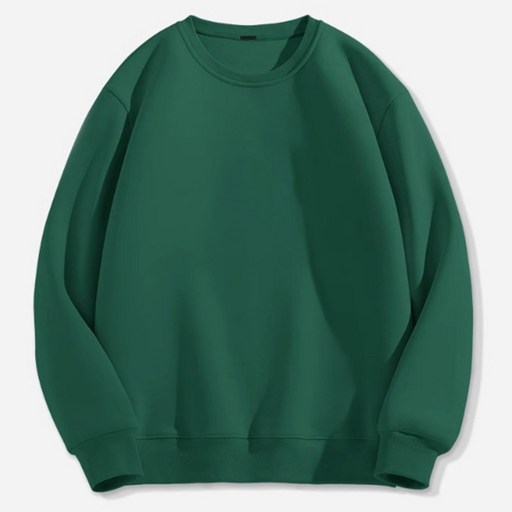 데이소이 남성용 폴리 세미 오버핏 베이직 무지 맨투맨