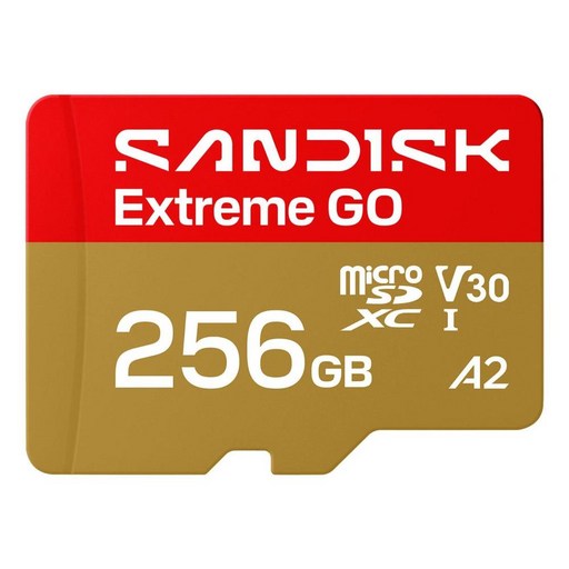 SanDisk 晟碟 Extreme GO microSD 記憶卡 SDSQXGN-256G-GN6MN, 1個, 256GB